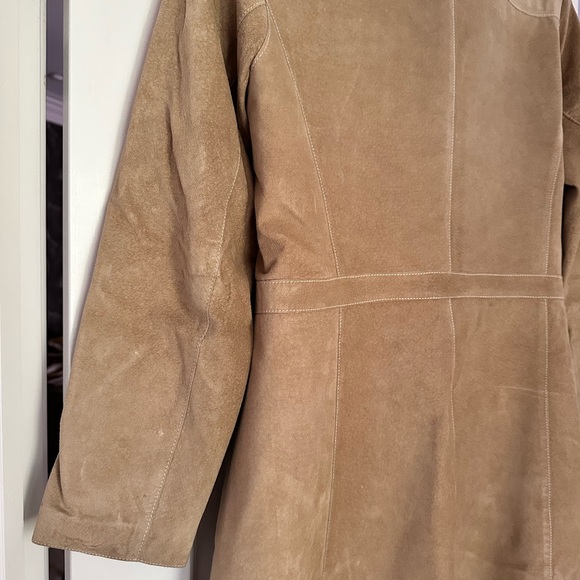 Andrew Marc Tan Suede Jacket Size Large - Picture 9 of 12